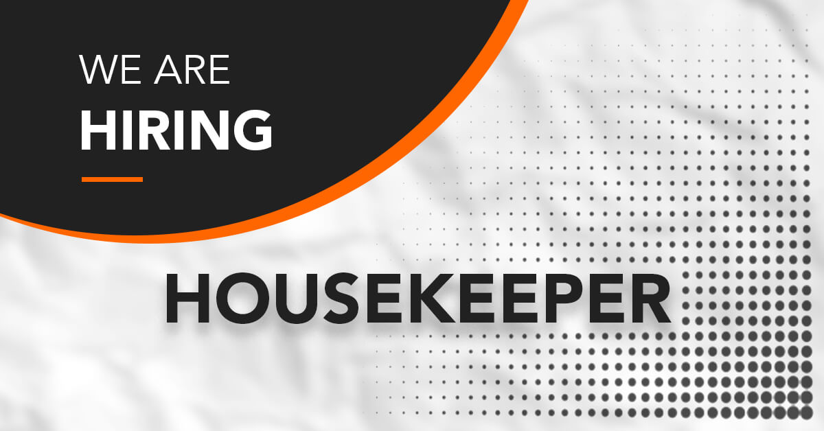 Housekeeper job Hiring - featured image